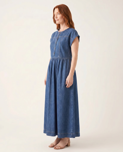 Sierra Blue Denim Maxi