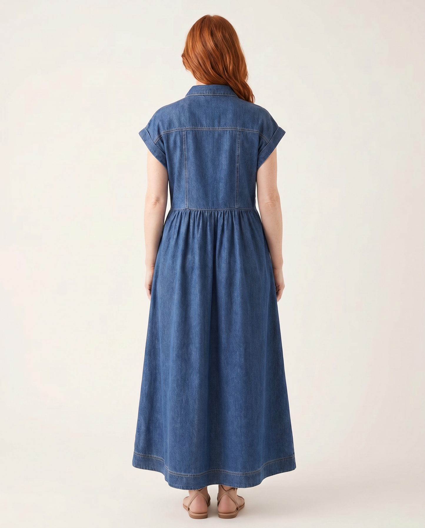 Sierra Blue Denim Maxi